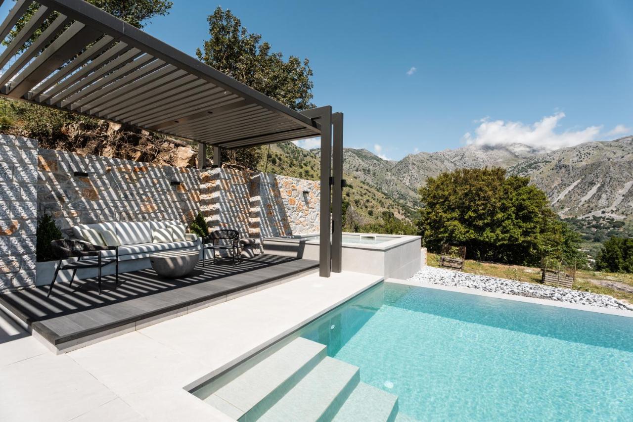 Eumelia Iconic Villa, With Heated Pool & Whirlpool, By Thinkvilla Asi Gonia Esterno foto