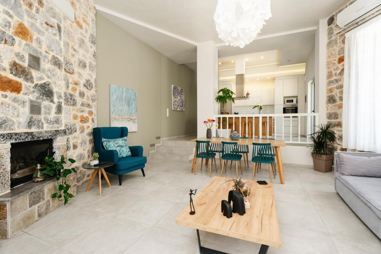 Eumelia Iconic Villa, With Heated Pool & Whirlpool, By Thinkvilla Asi Gonia Esterno foto