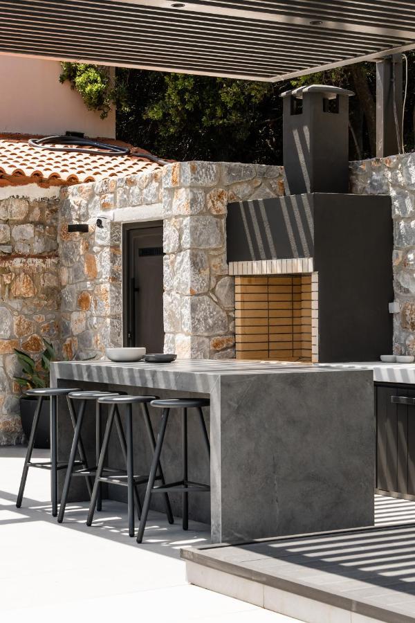 Eumelia Iconic Villa, With Heated Pool & Whirlpool, By Thinkvilla Asi Gonia Esterno foto